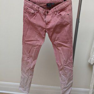 Low rise Pink and white Amarni jeans size 4